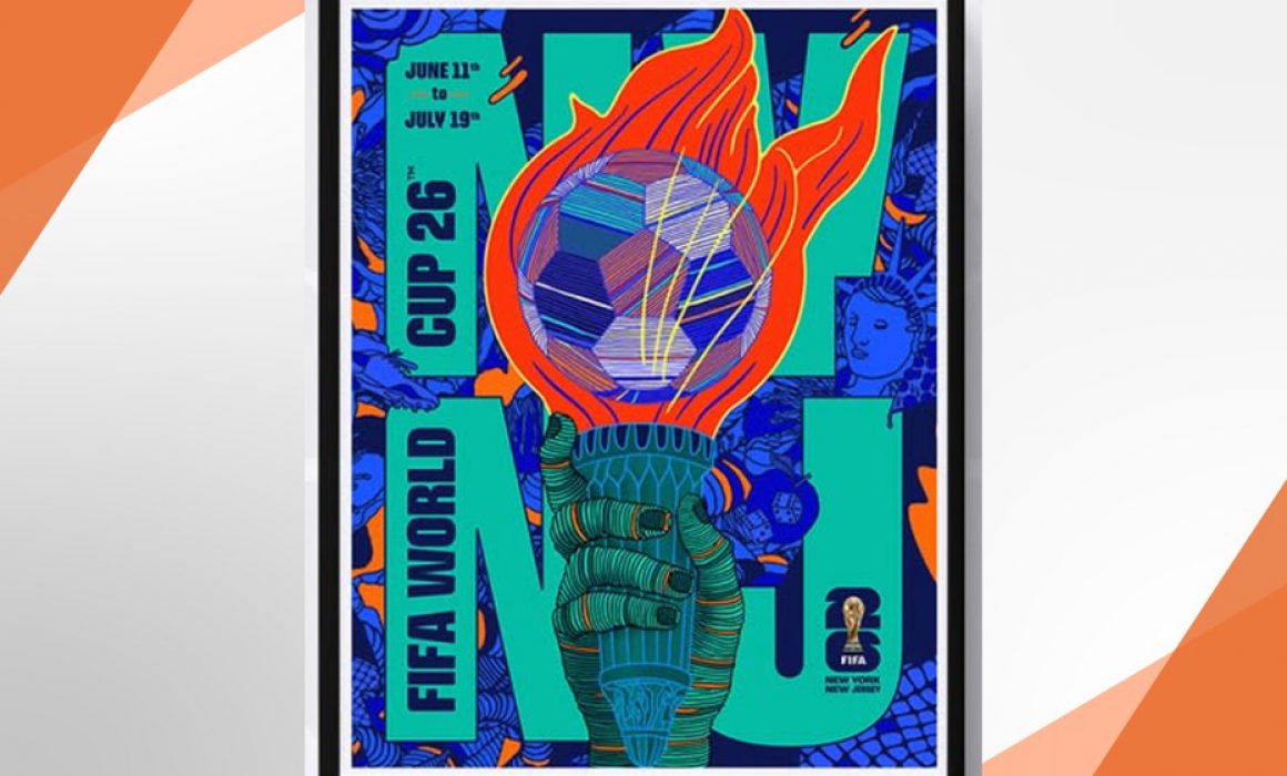 Este lunes fue revelado el poster oficial de Nueva York-Nueva Jersey, como ciudades anfitrionas para el Mundial de Fútbol de la FIFA 2026