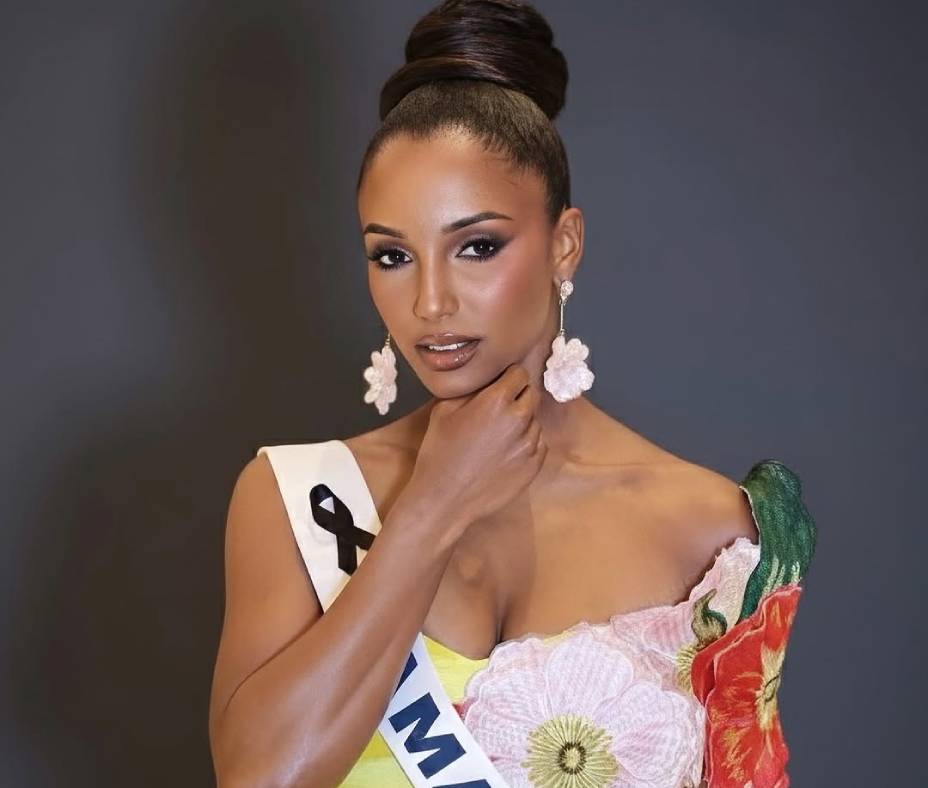 Paolo Rangsit Logo Permanece en UCI Miss Jamaica tras caída en preliminar de Miss Universo ...