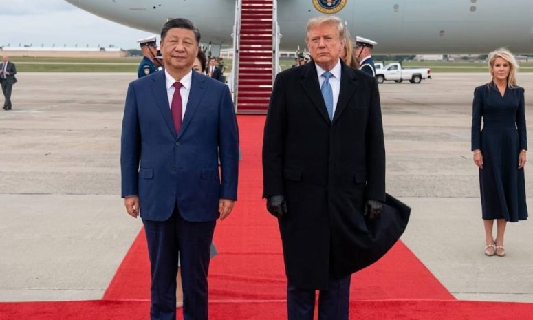 Recibe Trump a Xi Jinping con honores de Estado en Washington