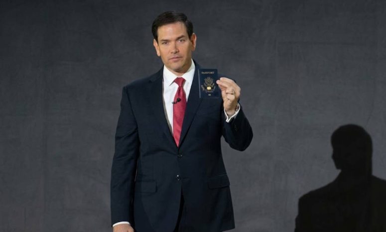Anuncia Marco Rubio solicitud de primer pasaporte en línea