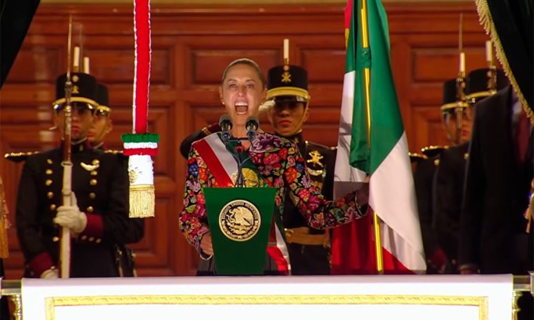 Da Claudia Sheinbaum su segundo Grito de Independencia en México