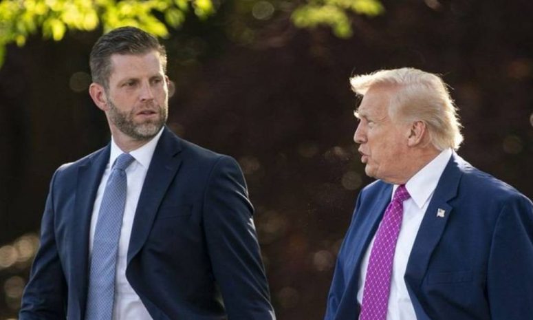 Difunde Eric Trump mensaje de María Corina Machado contra el socialismo