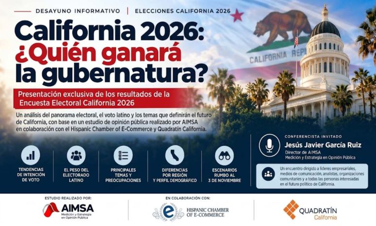 Presentará Quadratín California encuesta electoral sobre el voto latino